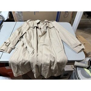 Vintage Malcolm Kenneth Women's Trench Coat Weatherproofs Lg